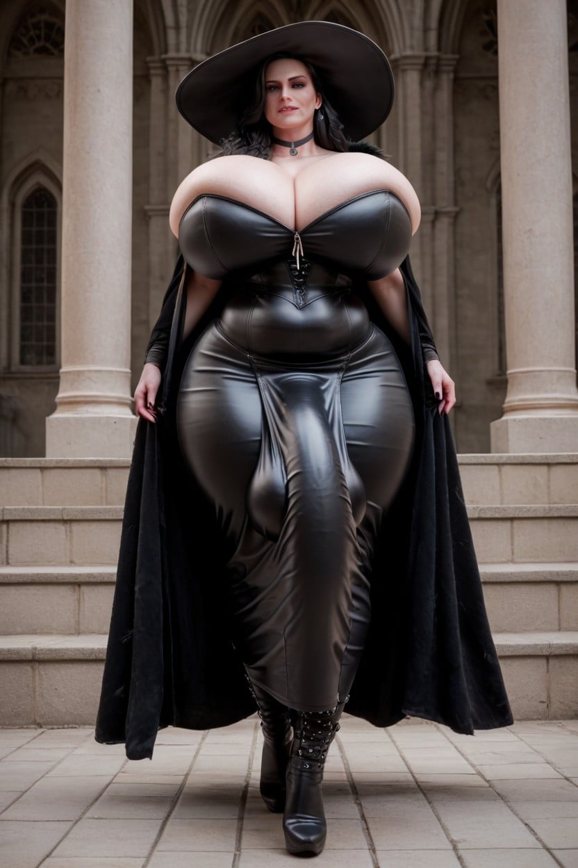 Breast Expansion, Gigantic, Thick Thighs Shemale AI Porn