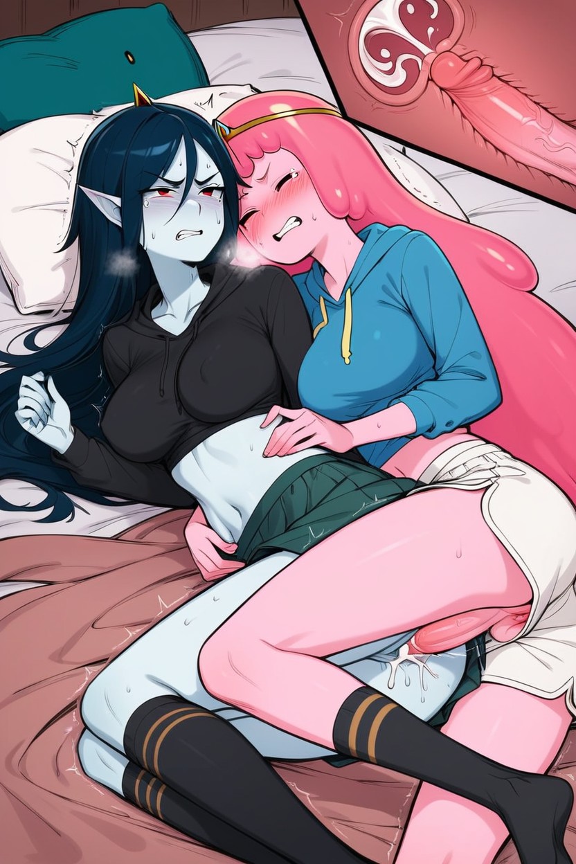 Perfect Body, Princess Bubblegum Is Bored Angry Disgusted, Anatomically Correctly Drawn Hands Hentai AI Porn