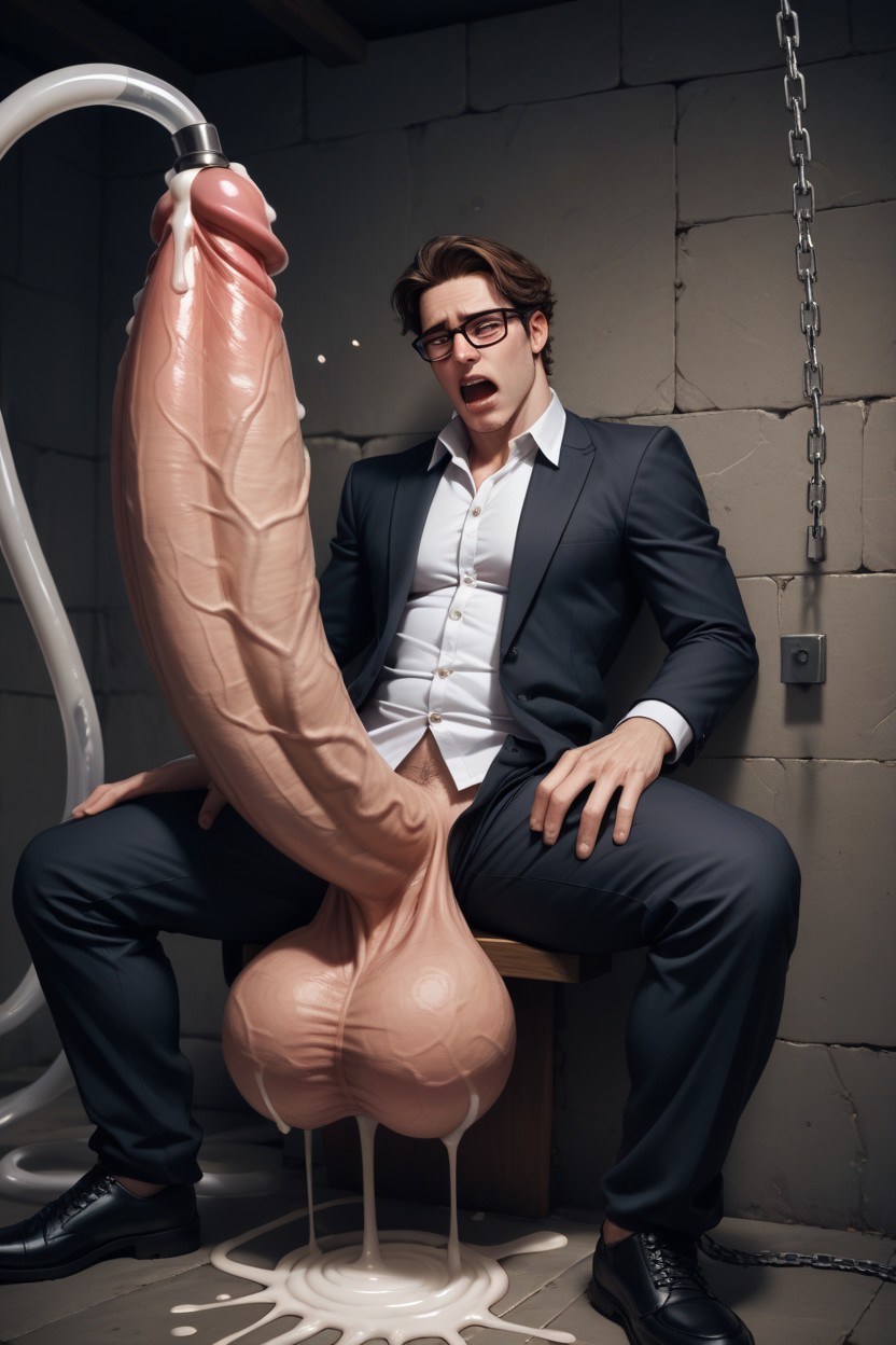 Hair On Top, Limbs, Gigantic Bulge AI Gay Porn