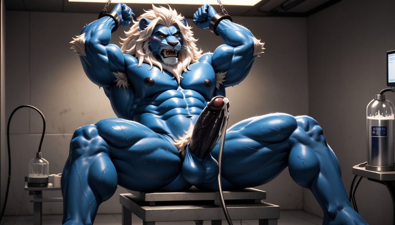 Furry, Lion, Cock AI Gay Porn