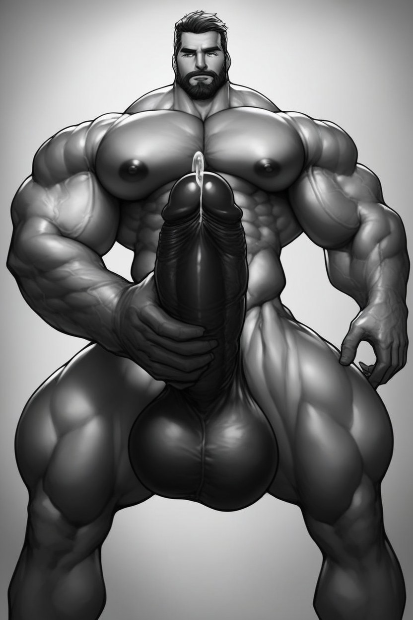 Tentacle Urethra, Hyper Huge Balls, Bottom Up AI Gay Porn