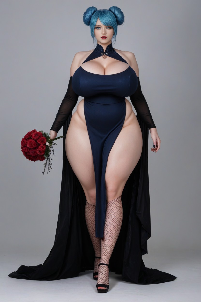 Sona From Lol, Black Fishnets, Sona Lol AI Porn