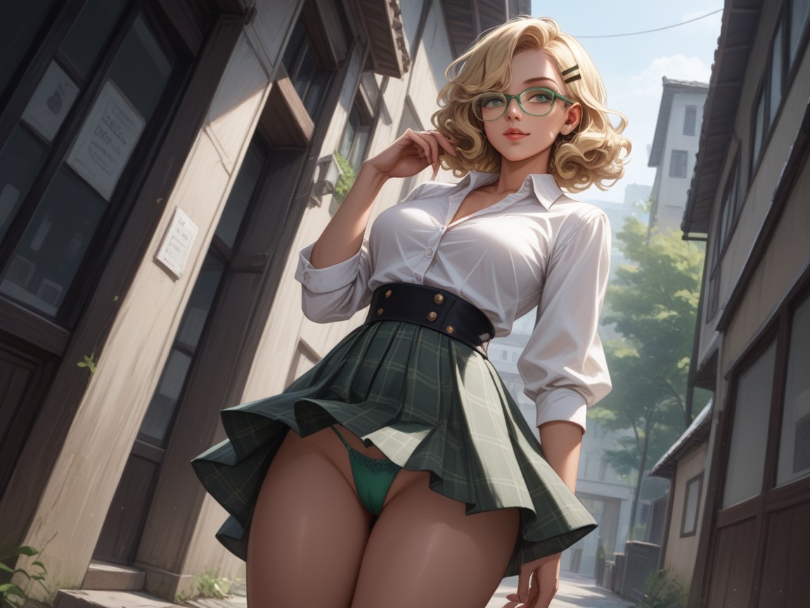 Squared Waist, Long Legs, Straight Hips Hentai AI Porn