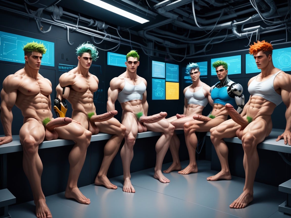 Cyborg Penis, Nsfw, Guys AI Gay Porn