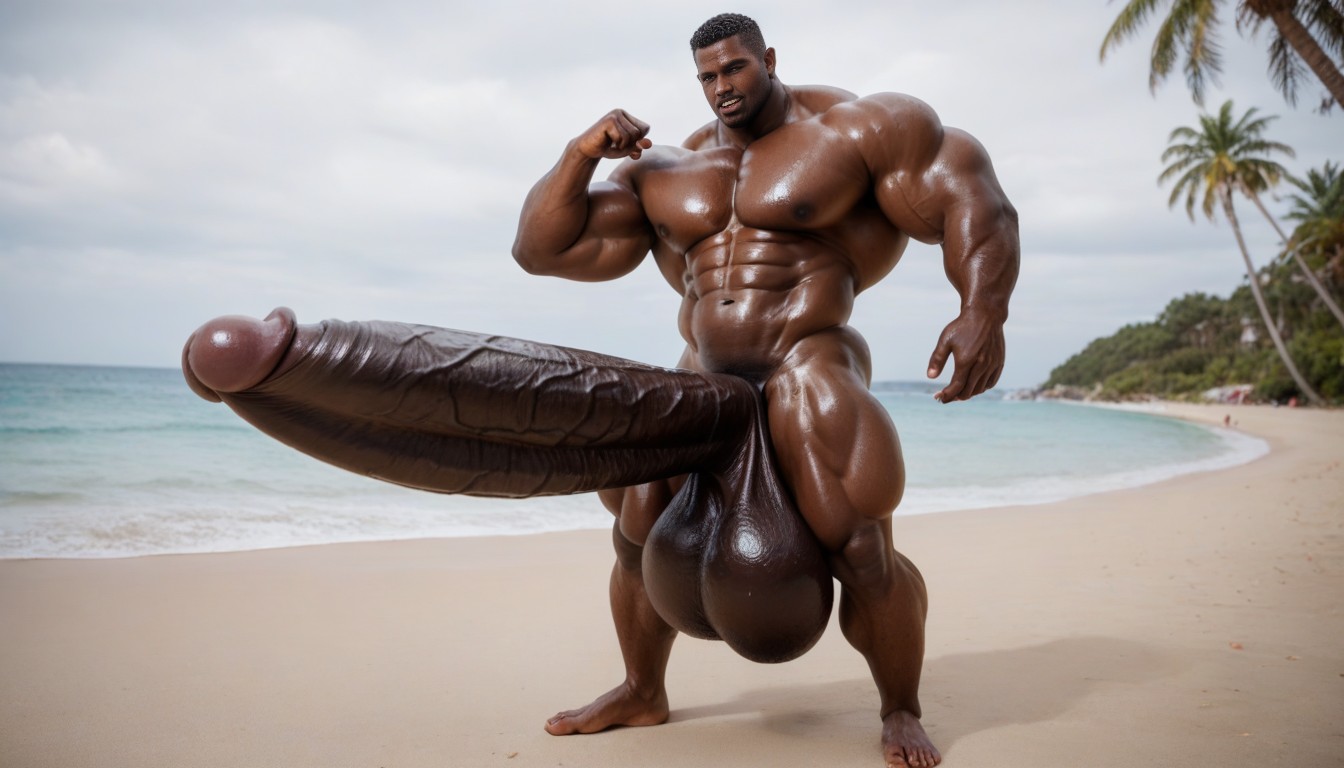 Large Veins, Extreme Hyper Cock, Massive Hyper Cock AI Gay Porn