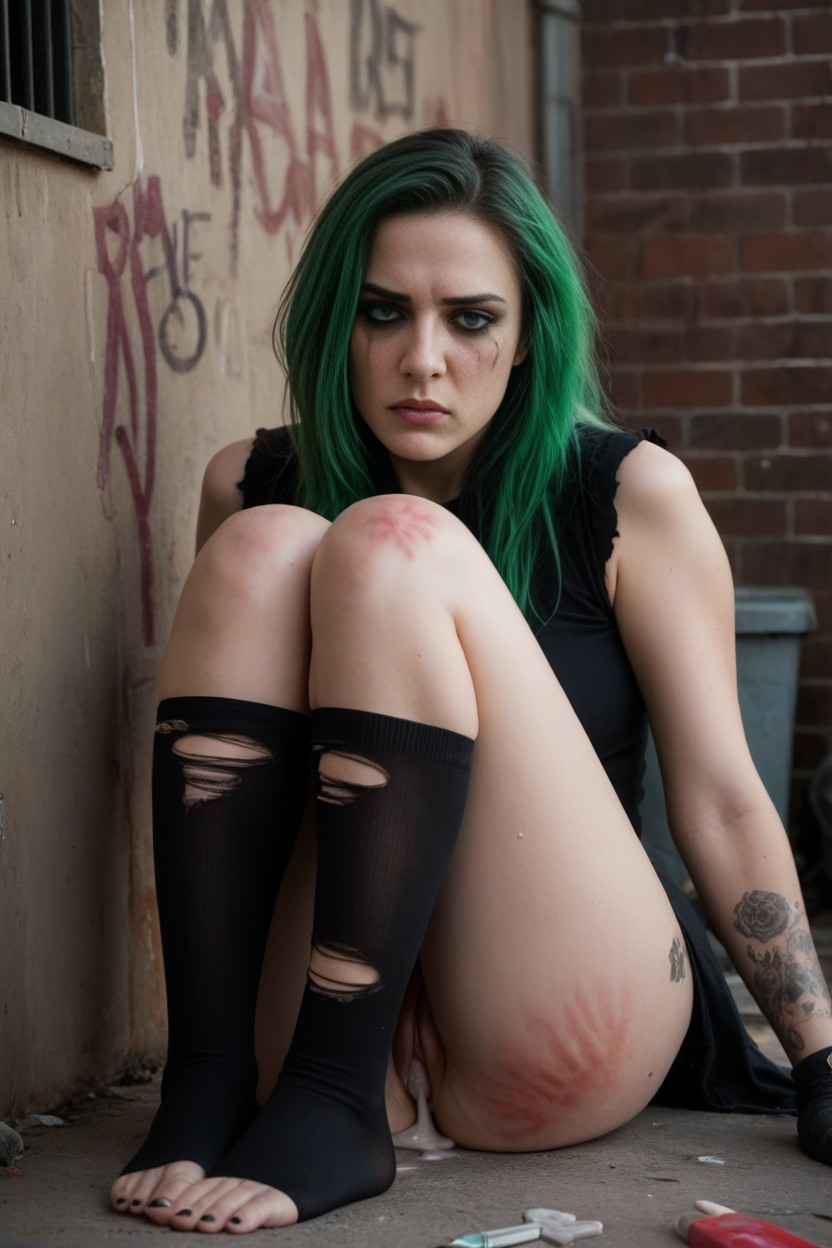 Humiliated, Pale Skin, Impregnación Porno IA