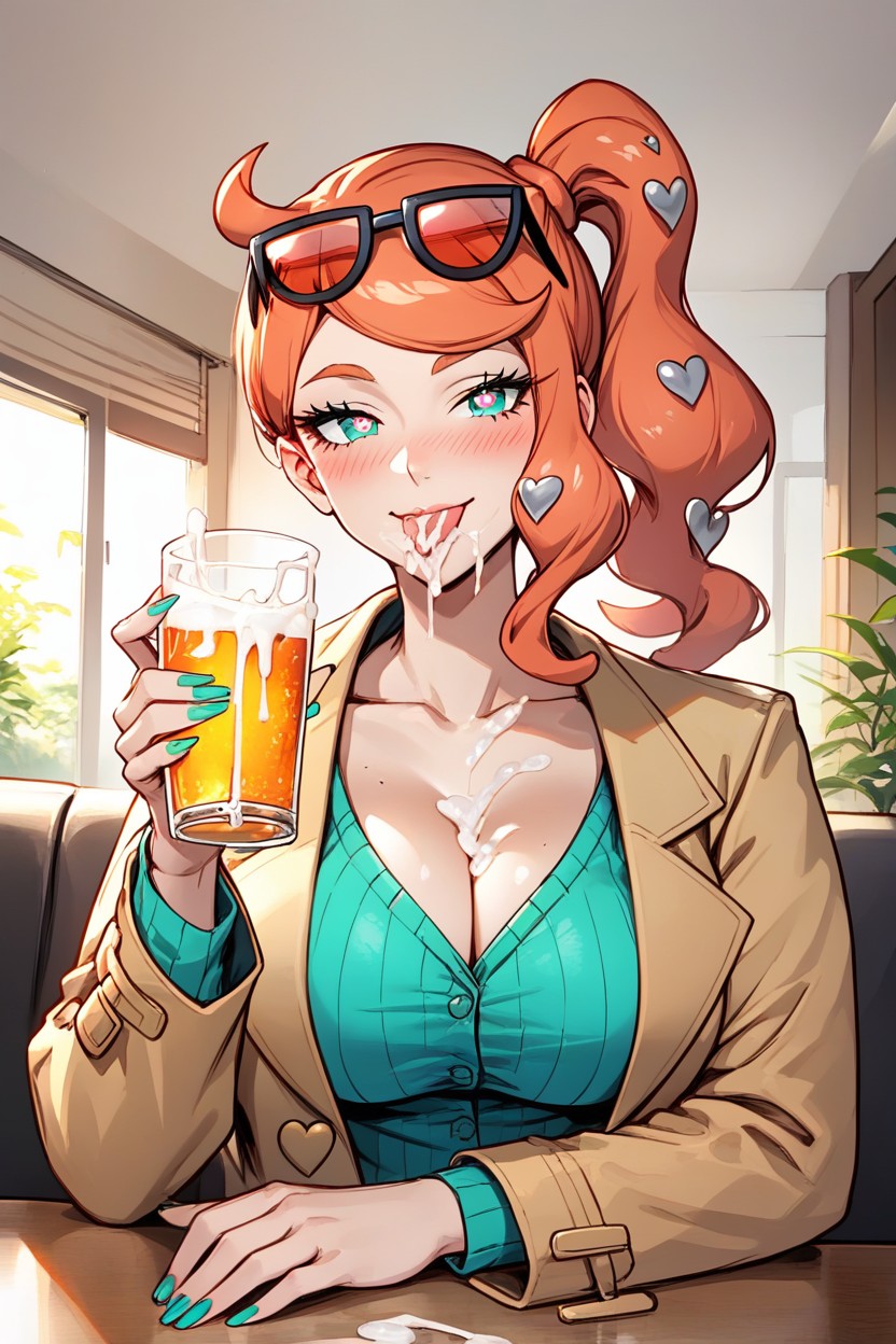 Wide Angle, Bag, Drink A Semen Hentai AI Porn