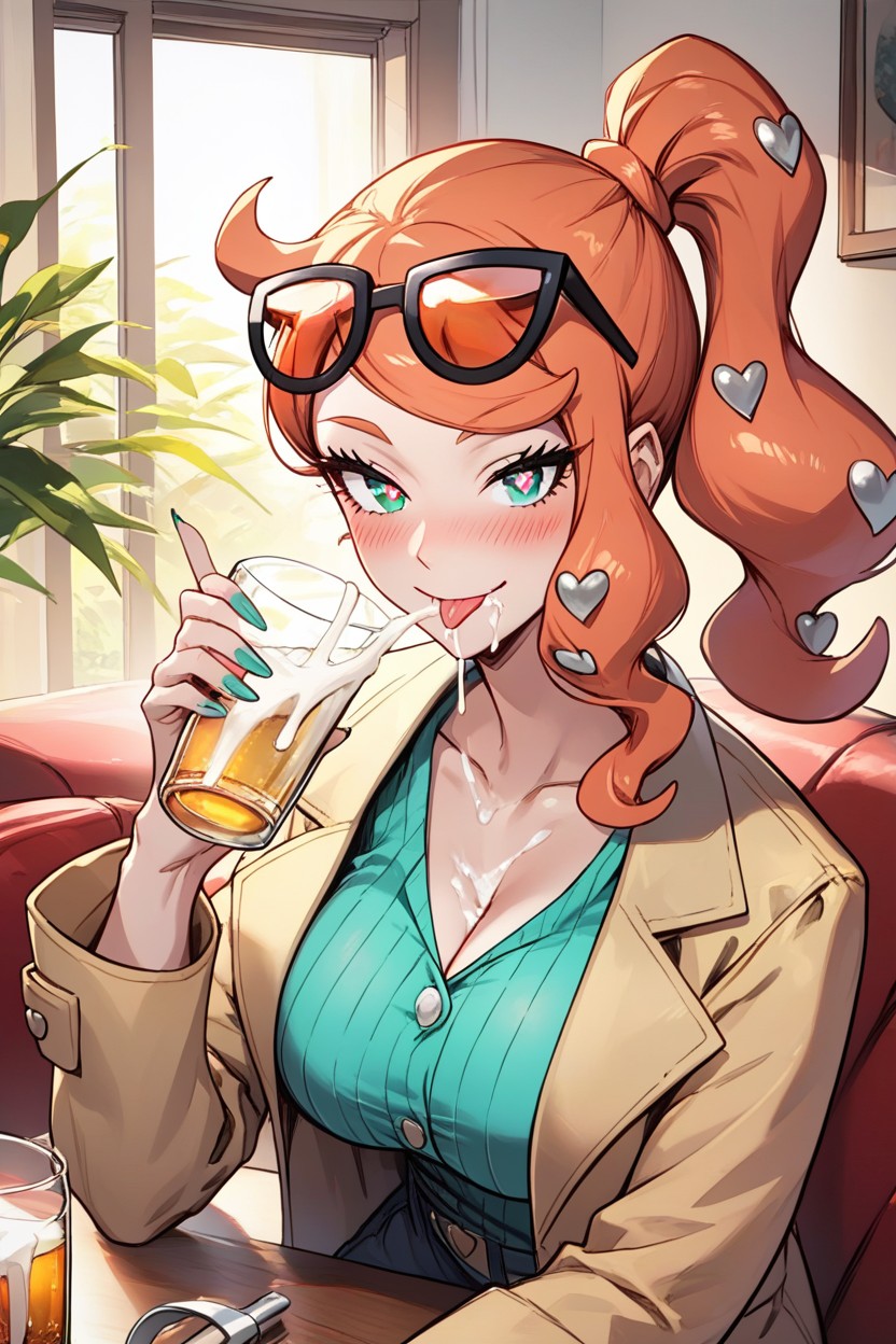 Closed Mouth, Shiny Skin, Collarbone Hentai AI Porn