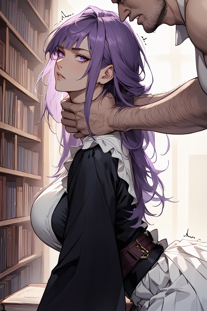 Ass Exsposed, Bending Over, Library Hentai AI Porn