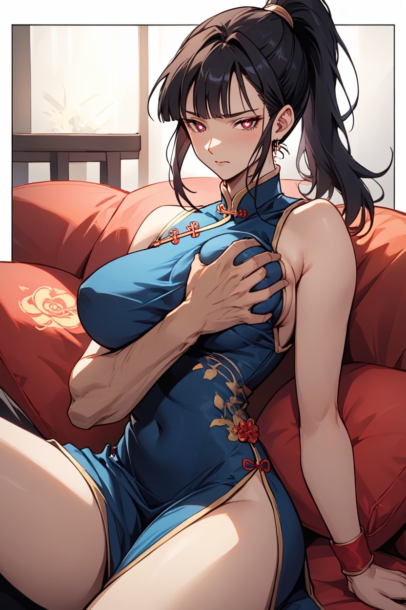 Breast Grab, Squeezing Breasts, Chinese_clothes Hentai AI Porn