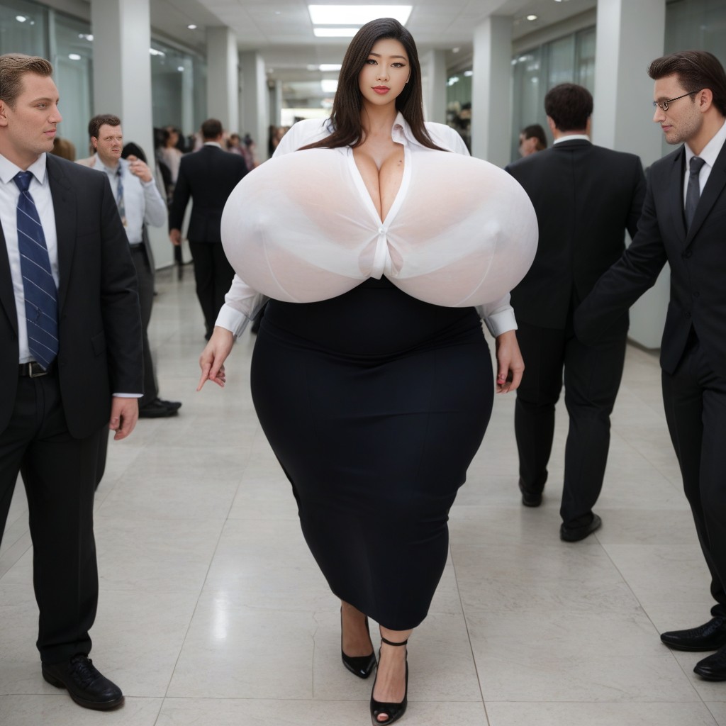 Veiny Breasts, Disproportionately Massive Fake Saggy Breasts, Extreme Hyper Breasts AI Porn