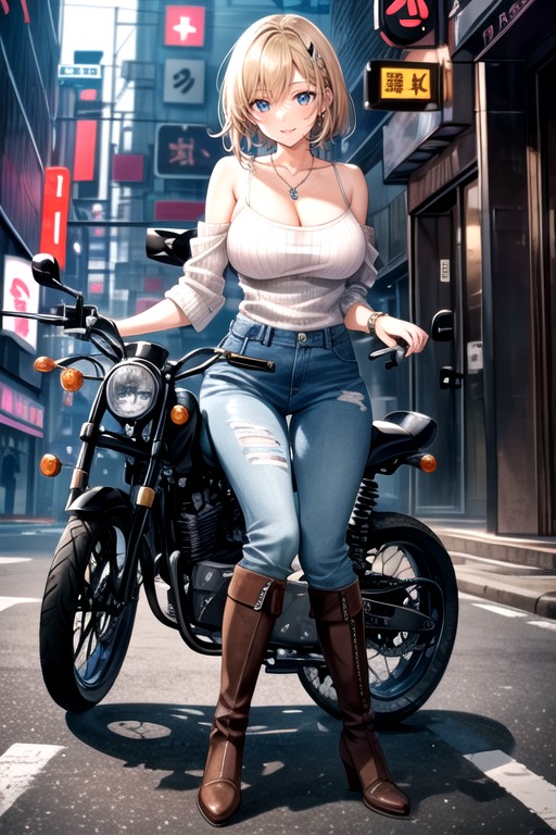 Tokyo, Black Boots, Twisted Eyes Hentai AI Porn
