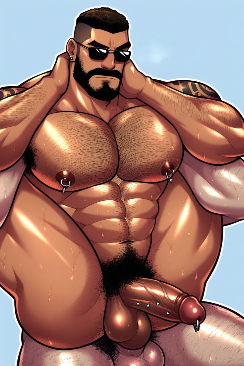Angry, Tired Face , Bara AI Gay Porn