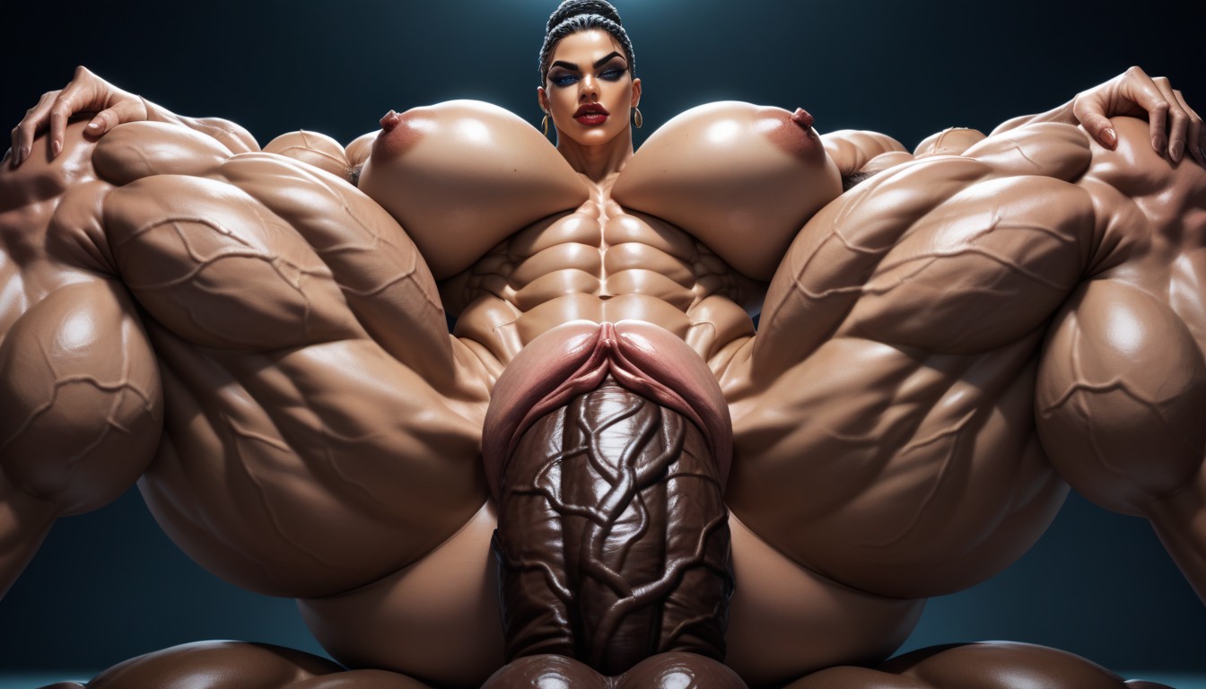 Massive Shoulders, Big Forearms, Enormous Cock AI Porn