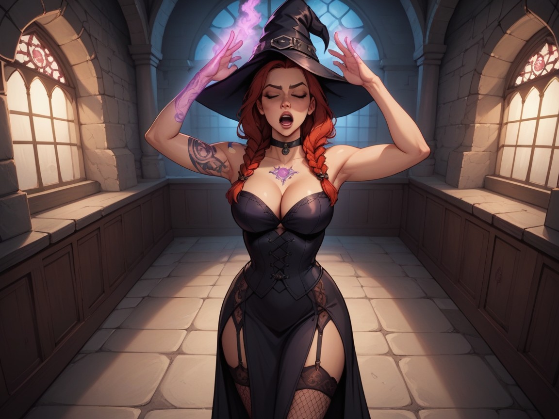 Hips Exposed, Face Up, Standing AI Porn