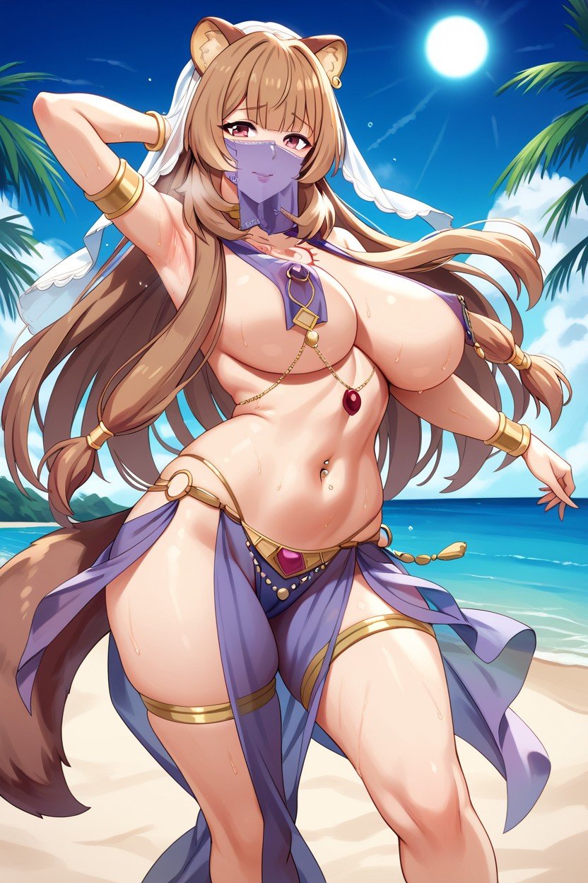 Big Tits, Raphtalia, Mouth Veil Furry AI Porn