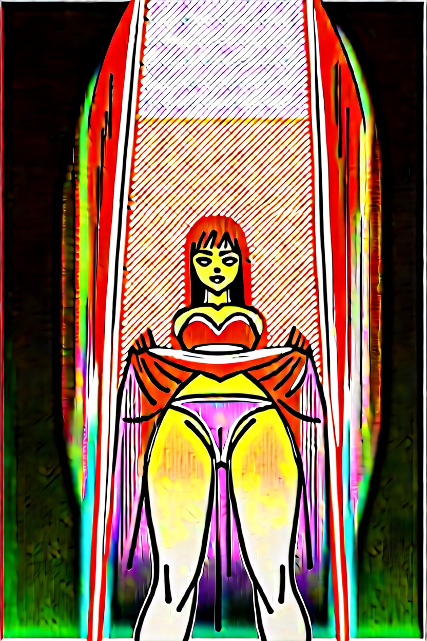 Cum Inside Of Panties, Bukkake, Realistic Shading Shemale AI Porn
