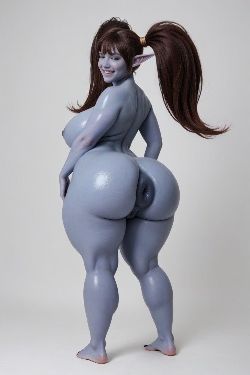 Standing, Eye Contact, Full Shot AI Porn
