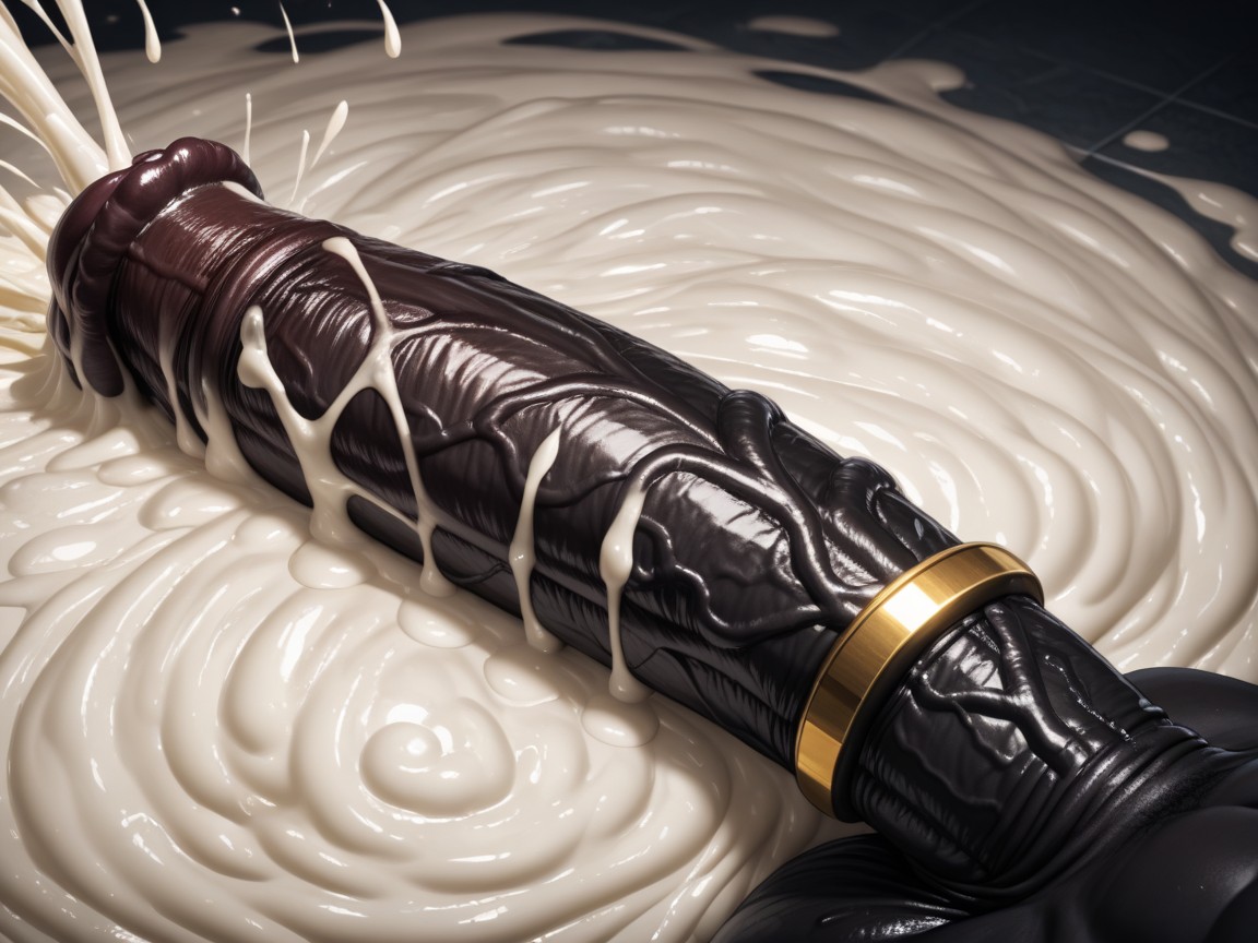 So Much Cum, Hyper Massive Extreme Knotted Black, Horny AI Porn