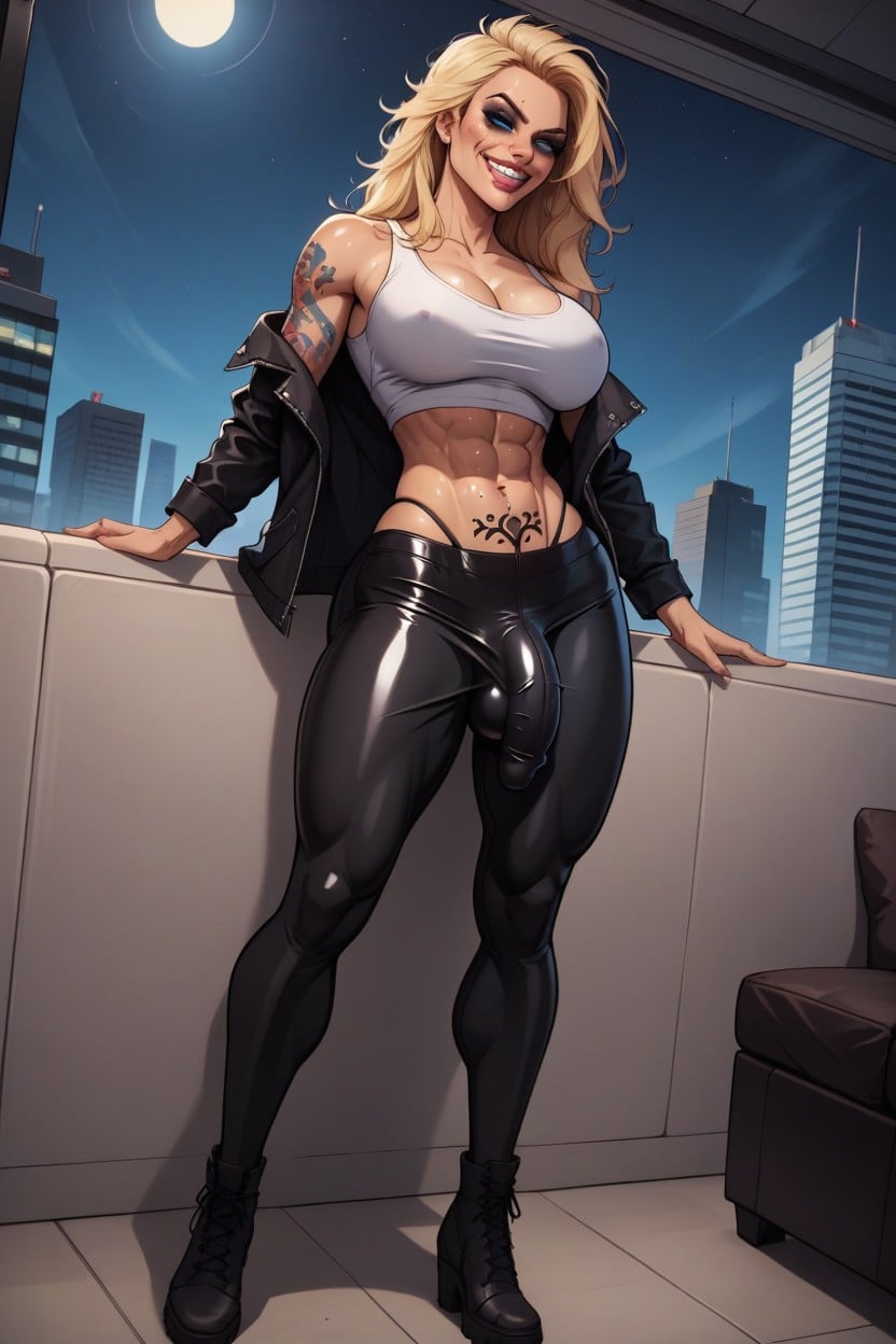 Blue Eyes, Full Body, Smirk AI Porn