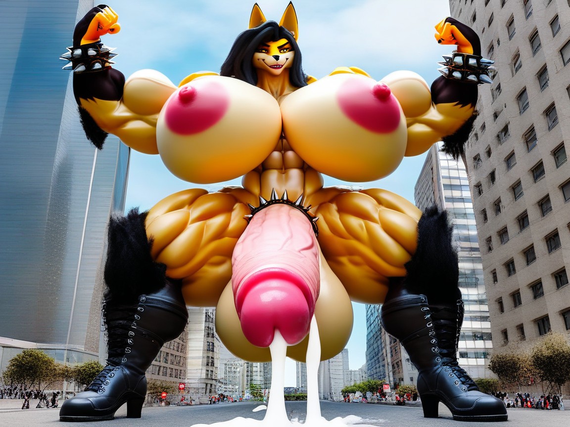 Breast Expansion, Abs, Face Detailed Furry AI Porn