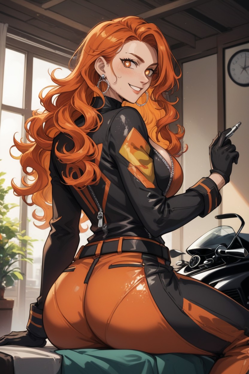 Glitter, Cute, Rear View Hentai AI Porn