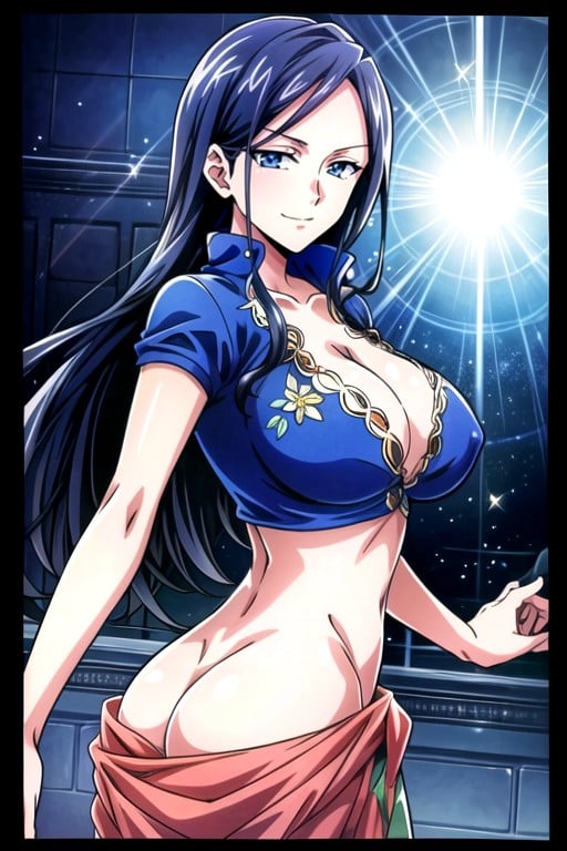 Nico Robin (one Piece), Naked, Top Down Shemale AI Porn