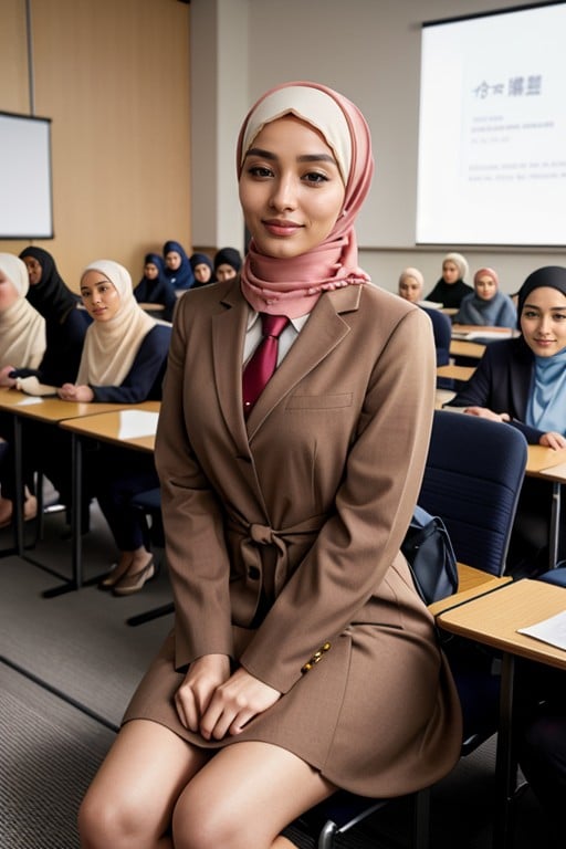 Uniforme, Taking Note, Corpo Todo Pornografia peluda com IA