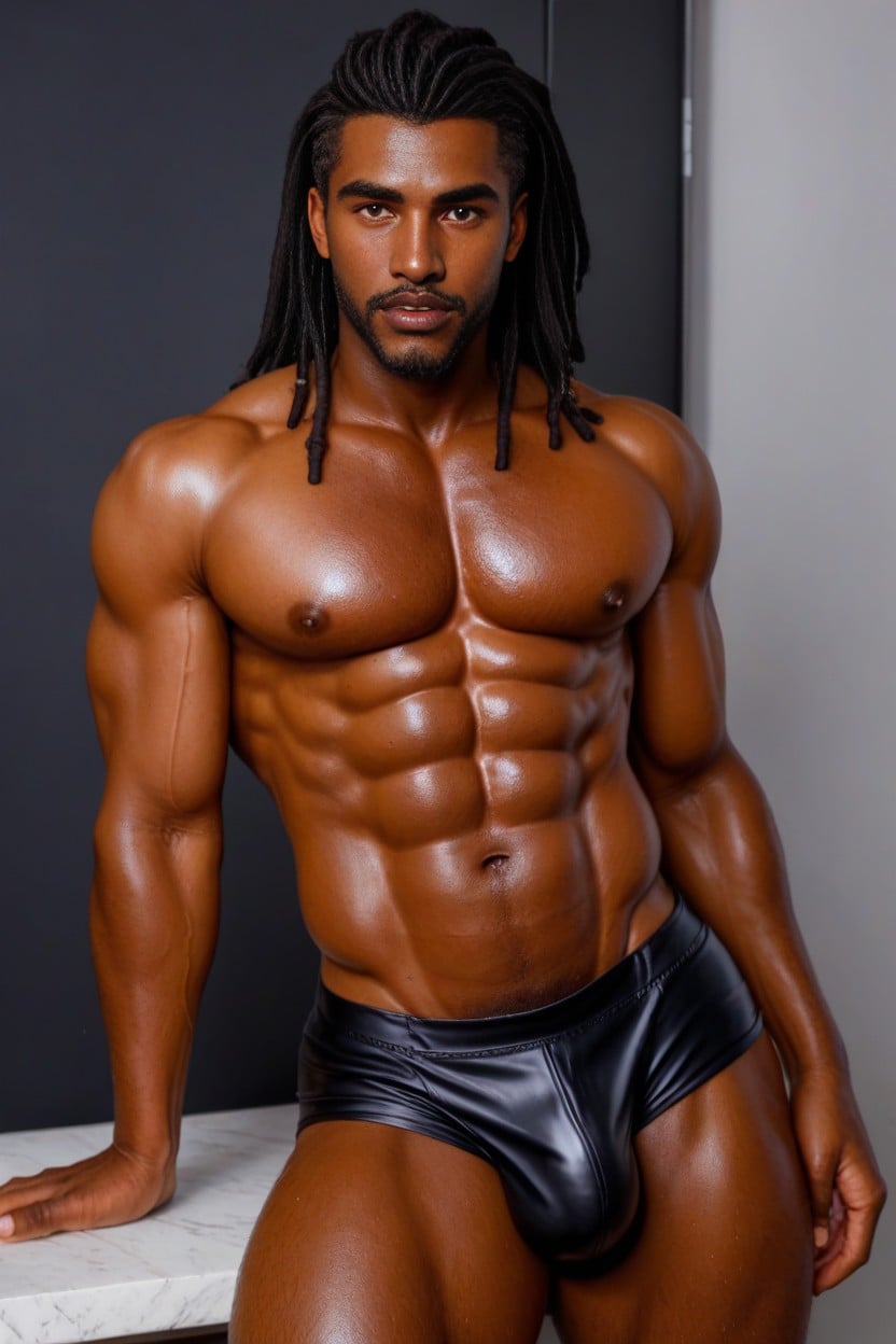 Handsome Face, Black Hair, Genderbent Widowmaker AI Gay Porn