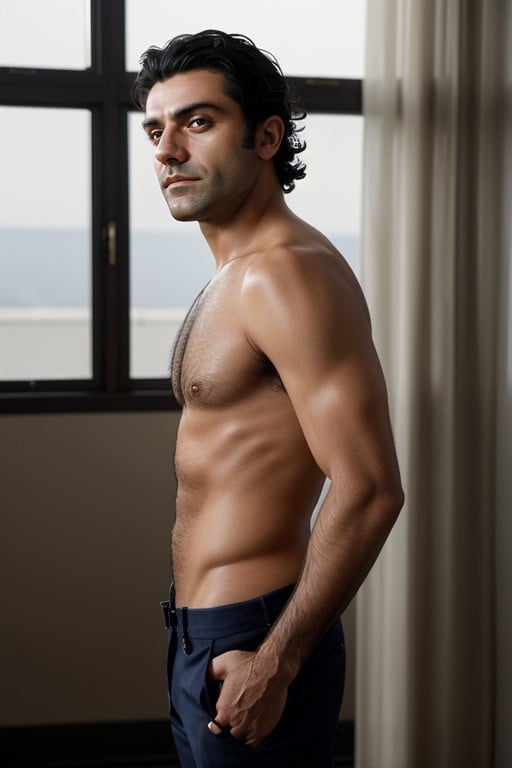 De Pie, Cuerpo Completo, Oscar Isaac From Scenes From A MarriagePorno IA de transexuales