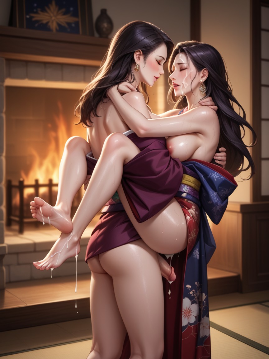 One Futa, Anatomically Accurate, Body Hentai AI Porn