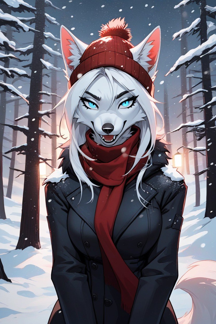 18+, Big Blue Eyes, SnowPorno AI Furry