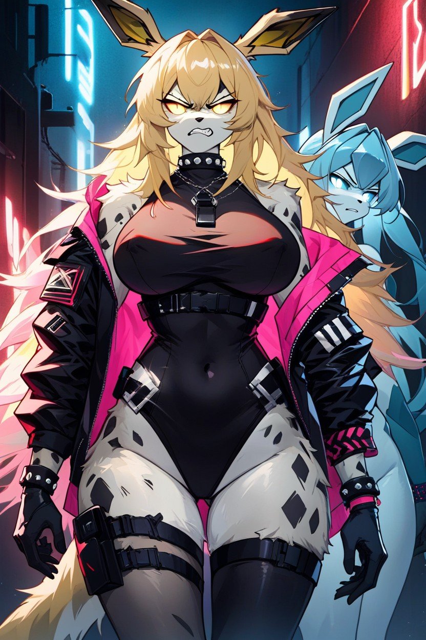 Blonde Fluffy Fur, Arknights Siege, Arknight Oripathy퍼리 AI 포르노