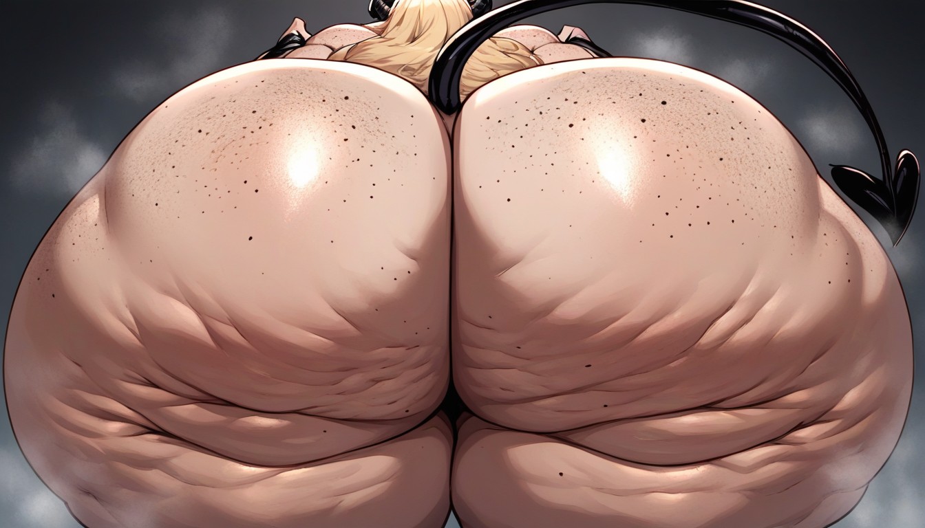 Black Eyeliner, Massive Ass, Massive Breast AI Porn