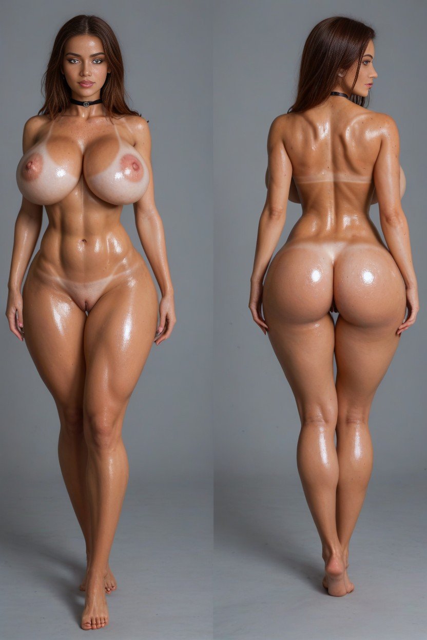 Full Body, Detailed Waist, Specular Pornografia de IA