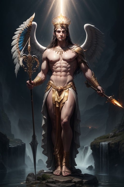 Hera, Flashing His Trident Ares, A Grand Gathering At The Summit Of Mount OlympusAI黃片