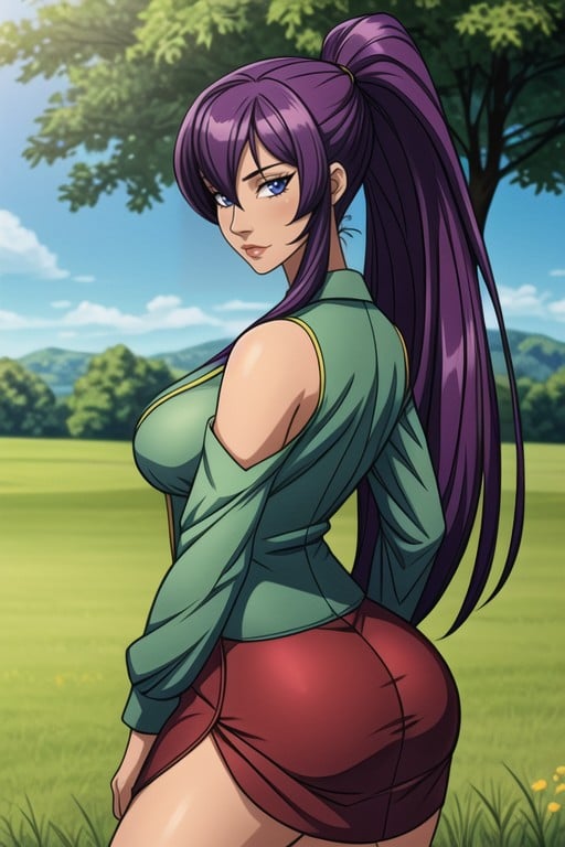 Regarder Le Visualiseur, Prairie, Busujima Saeko (high School Of The Dead)Porno IA Hentai