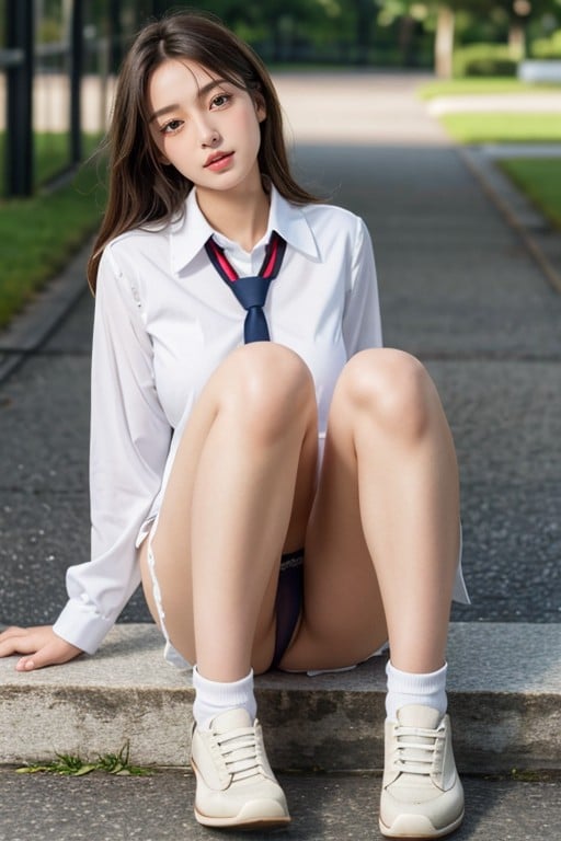 制服, 全身, 18+人妖AI色情