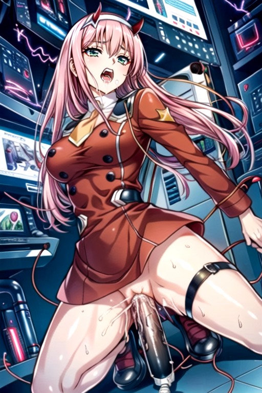 Fermer, Machine À Sexe, Zero-two (darling In The Franxx)Porno IA