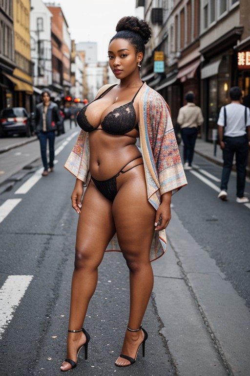 Busy Street, Big Ass, Korean Supermodel Travesti IA Pornô