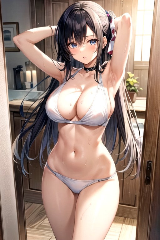 Big Eyes, Dark Skinned Male, After Sex Hentai AI Porn