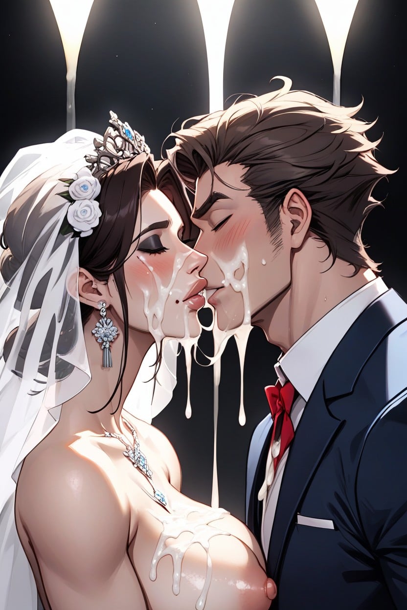 Eyebrows Lifted Up, Side View, Blushing AI Porn
