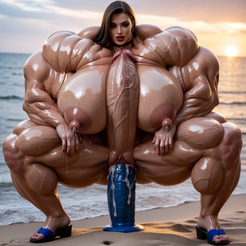 Meter Length Ultra Long Hyper Cock, Hyper Massive Muscle, Autopaizuri人妖AI色情