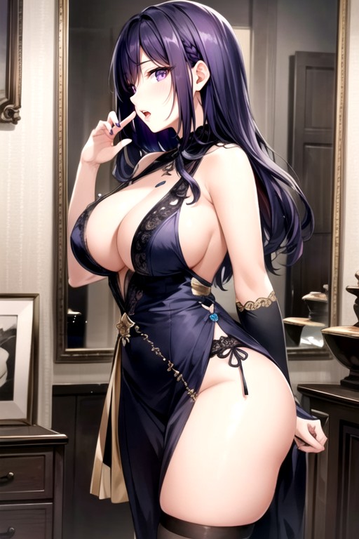 侧乳, 18+, Purple HairAI黃片