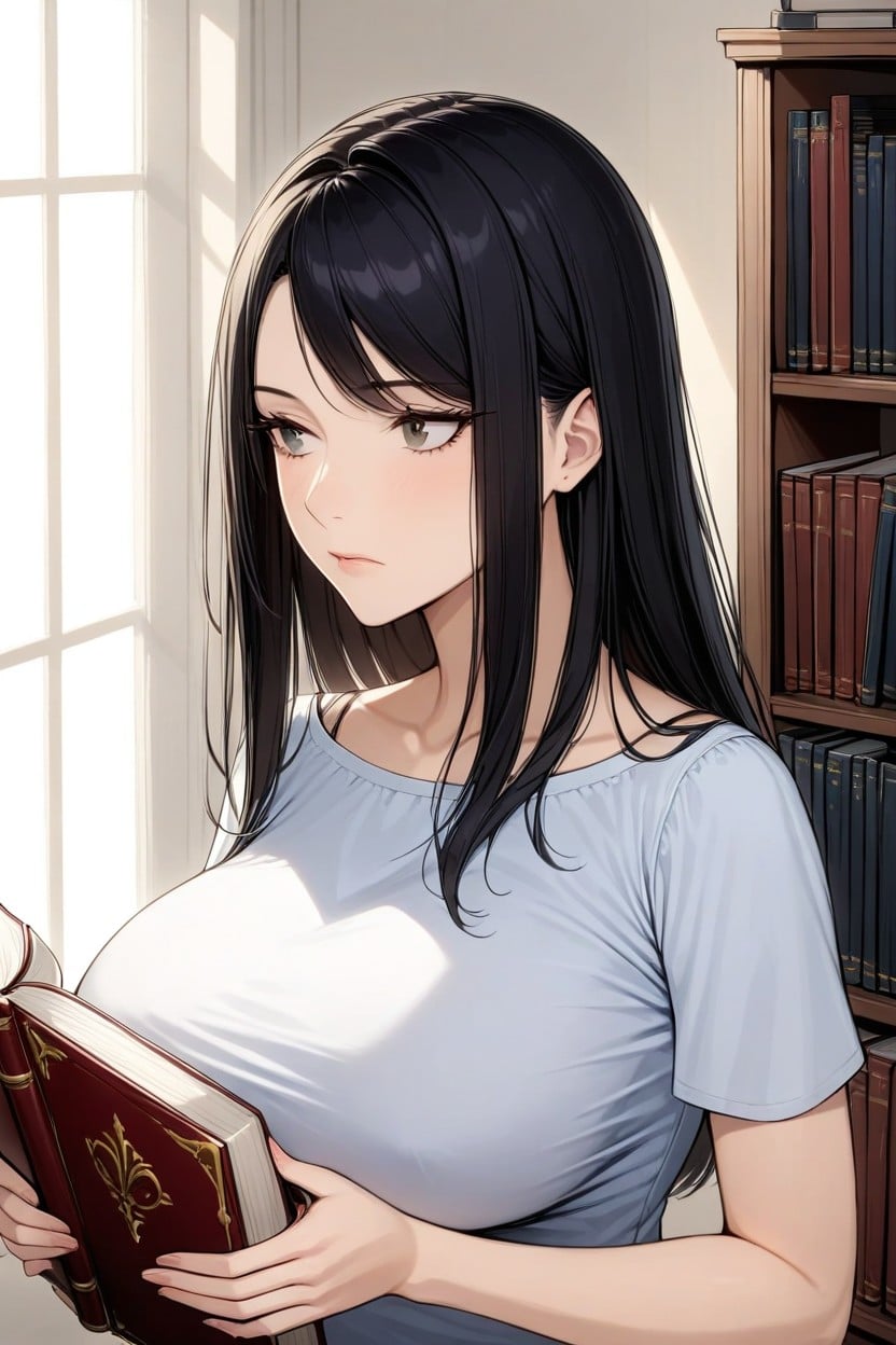 Milf, Round Sunglasses Woman, Bored Hentai AI Porn