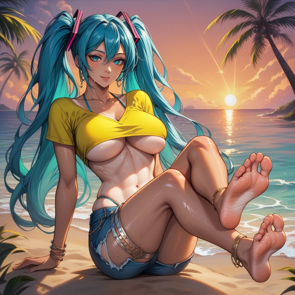 Ultra Detailed, Captivating Large Breasts, Sexy Hentai AI Porn