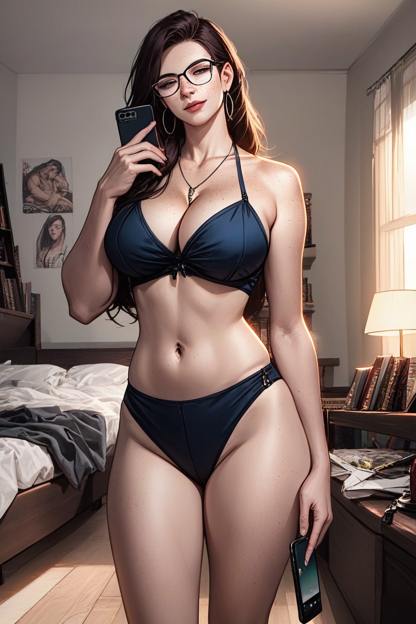 18+, Thick, Glasses Hentai AI Porn