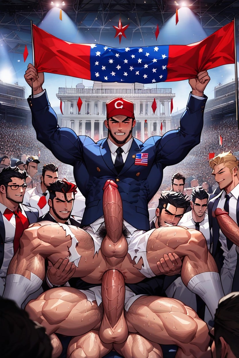 Anal, Campaign Sign, Orgy AI Gay Porn
