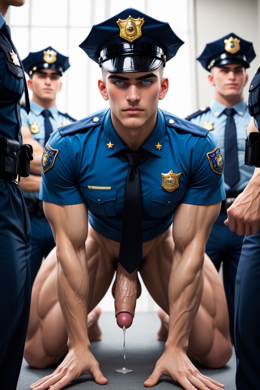 Kneeling, Doggie Style, Bare Feet 게이 AI 포르노
