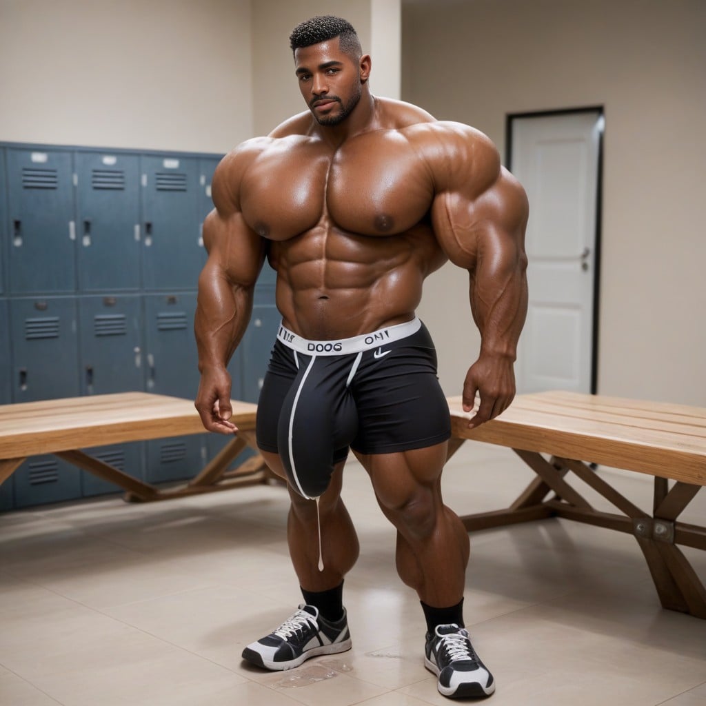 Massive Overdeveloped Muscles, Massive Gigantic Man, No Shirt Porno gay IA